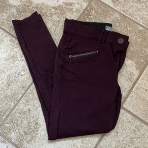 Wit & Wisdom Burgundy Pants